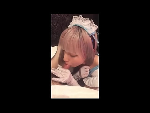 ❤️ יפני איידול [מאיוקה], תחפושת עוזרת צרפתית, חלק 1, מציצה וטלטלה עם קרם ☑ פורנו vk אצלנו ❌